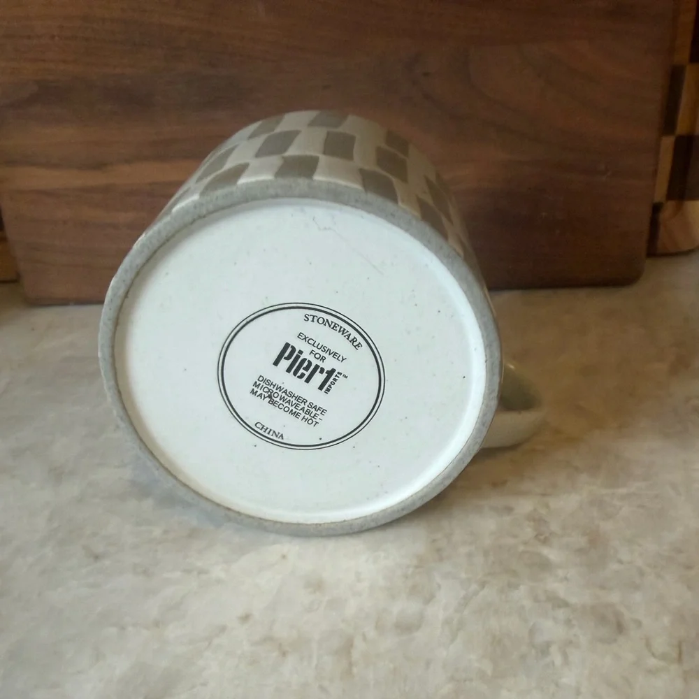 Pier 1 imports stoneware mug